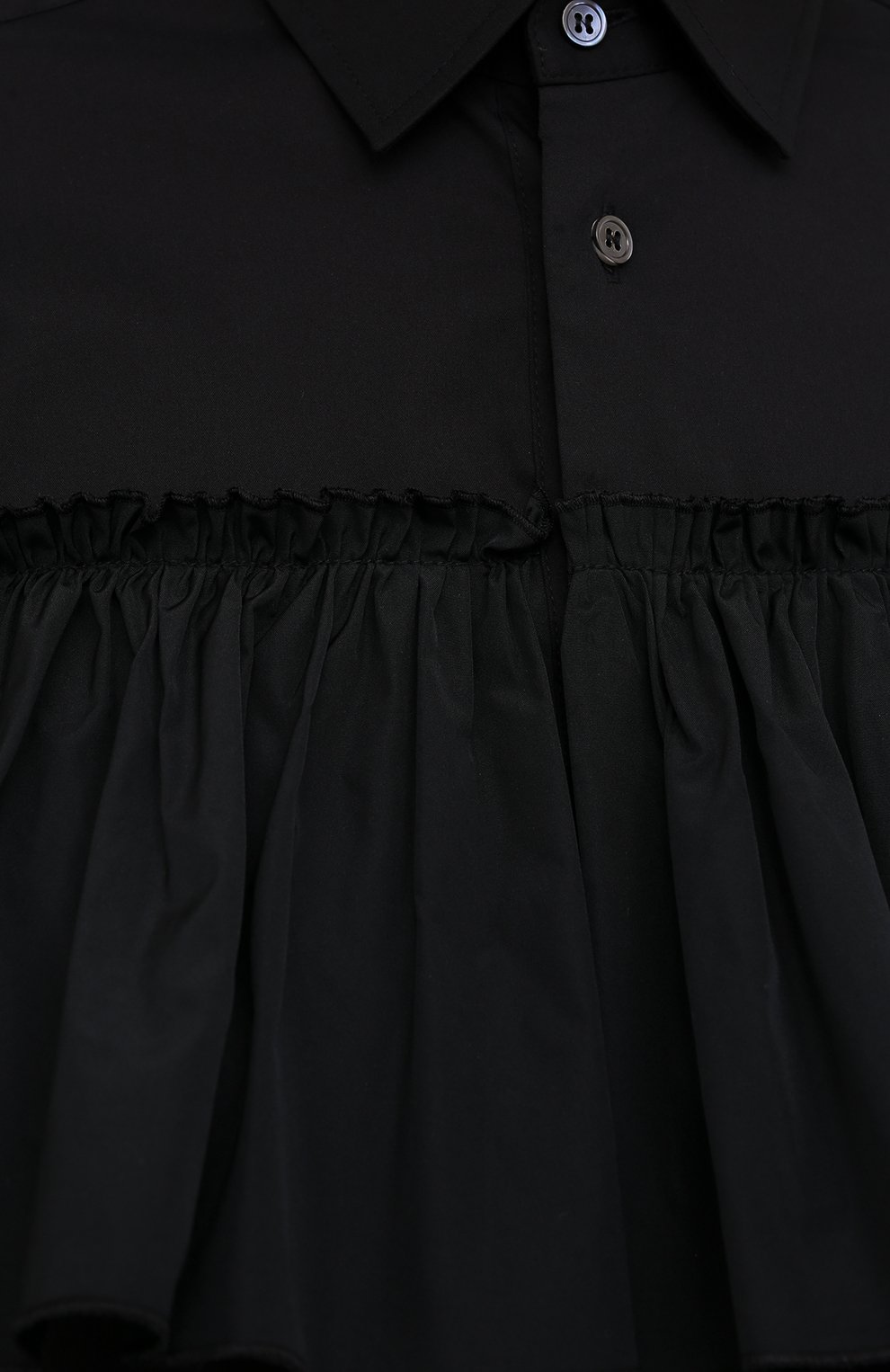Хлопковая рубашка REDVALENTINO черного цвета по цене 35700 руб., арт. WR3ABG60/60N, фото 5 Хлопковая рубашка REDVALENTINO, арт. WR3ABG60/60N, фото 5