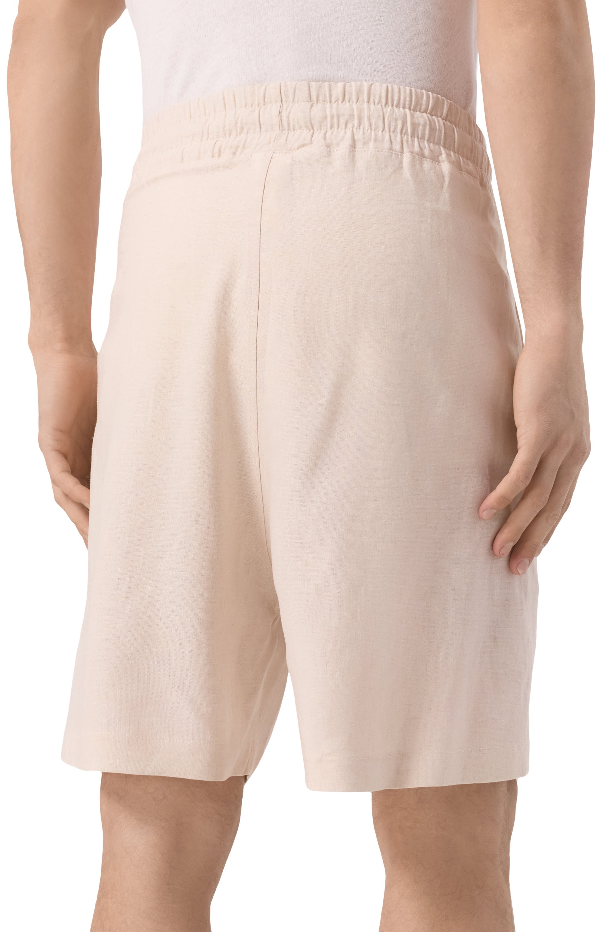 Шорты изо льна и вискозы HINNOMINATE, арт. HMABM01350, фото 4