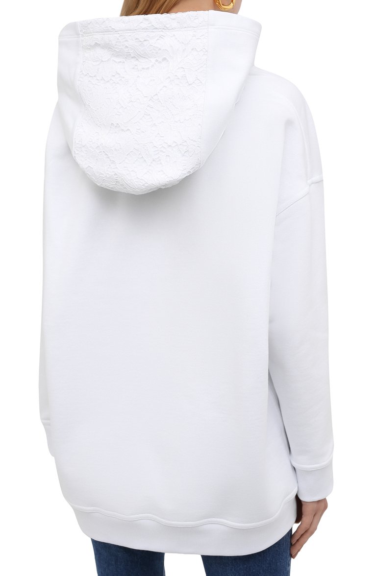 Хлопковое худи VALENTINO, арт. WB3MF10S6FU, фото 4