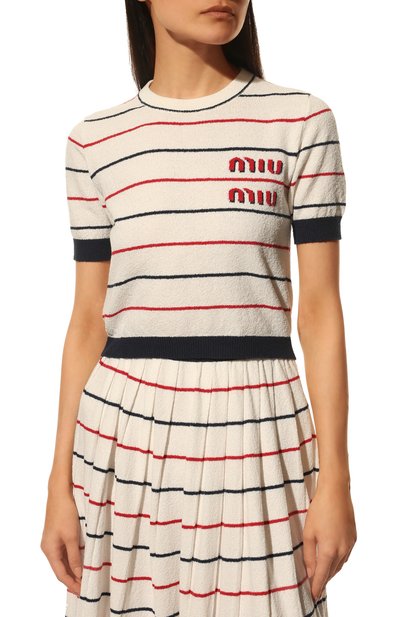 Пуловер MIU MIU, арт. MML563-10LS-F0009, фото 3