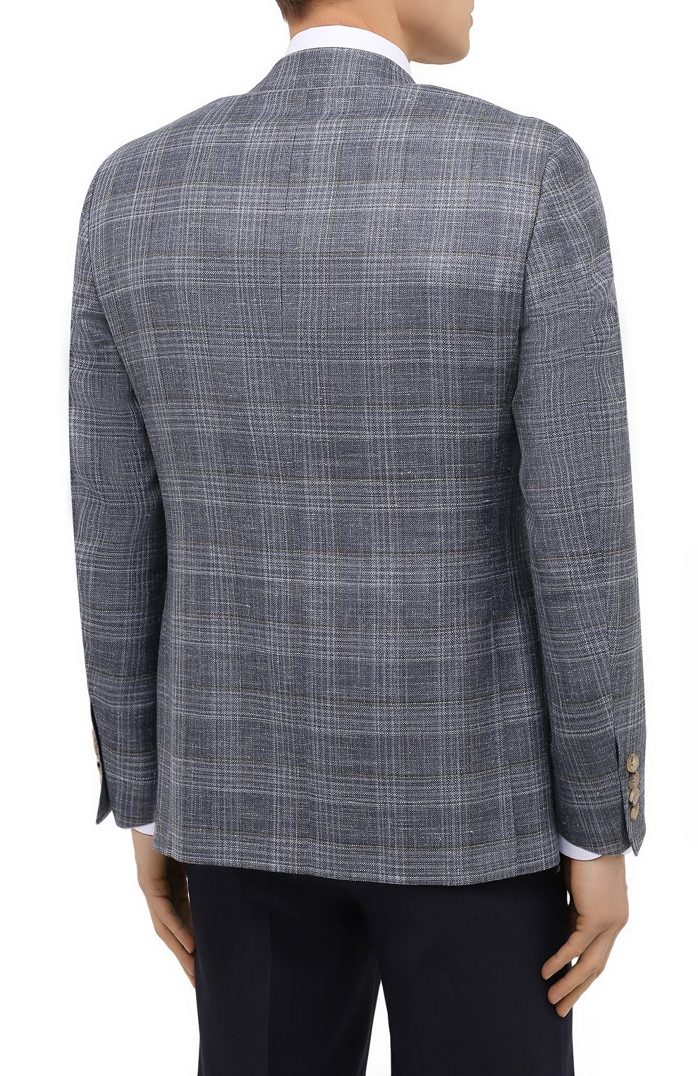 Пиджак из шерсти и шелка CANALI, арт. 21288/CF01079/02, фото 4