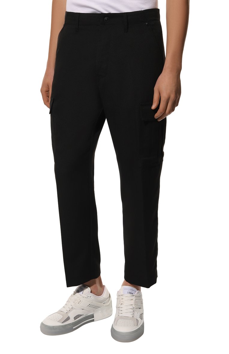 Брюки-карго VERSACE JEANS COUTURE, арт. 72GAA110-72UP110 TELA TECNICA BLACK/N0018, фото 1