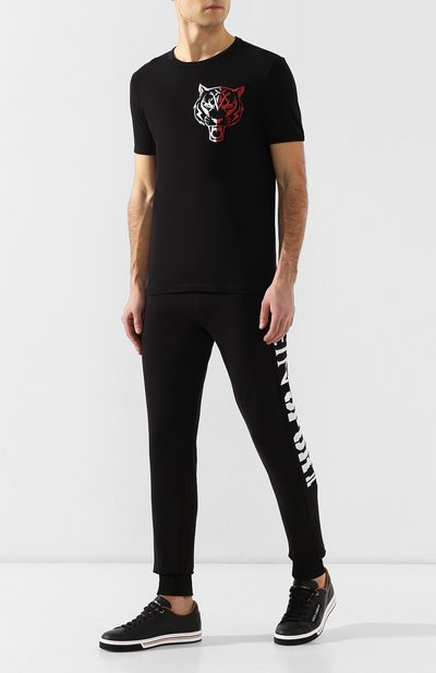 Хлопковая футболка  PLEIN SPORT, арт. P19C MTK1760 STE008N, фото 2