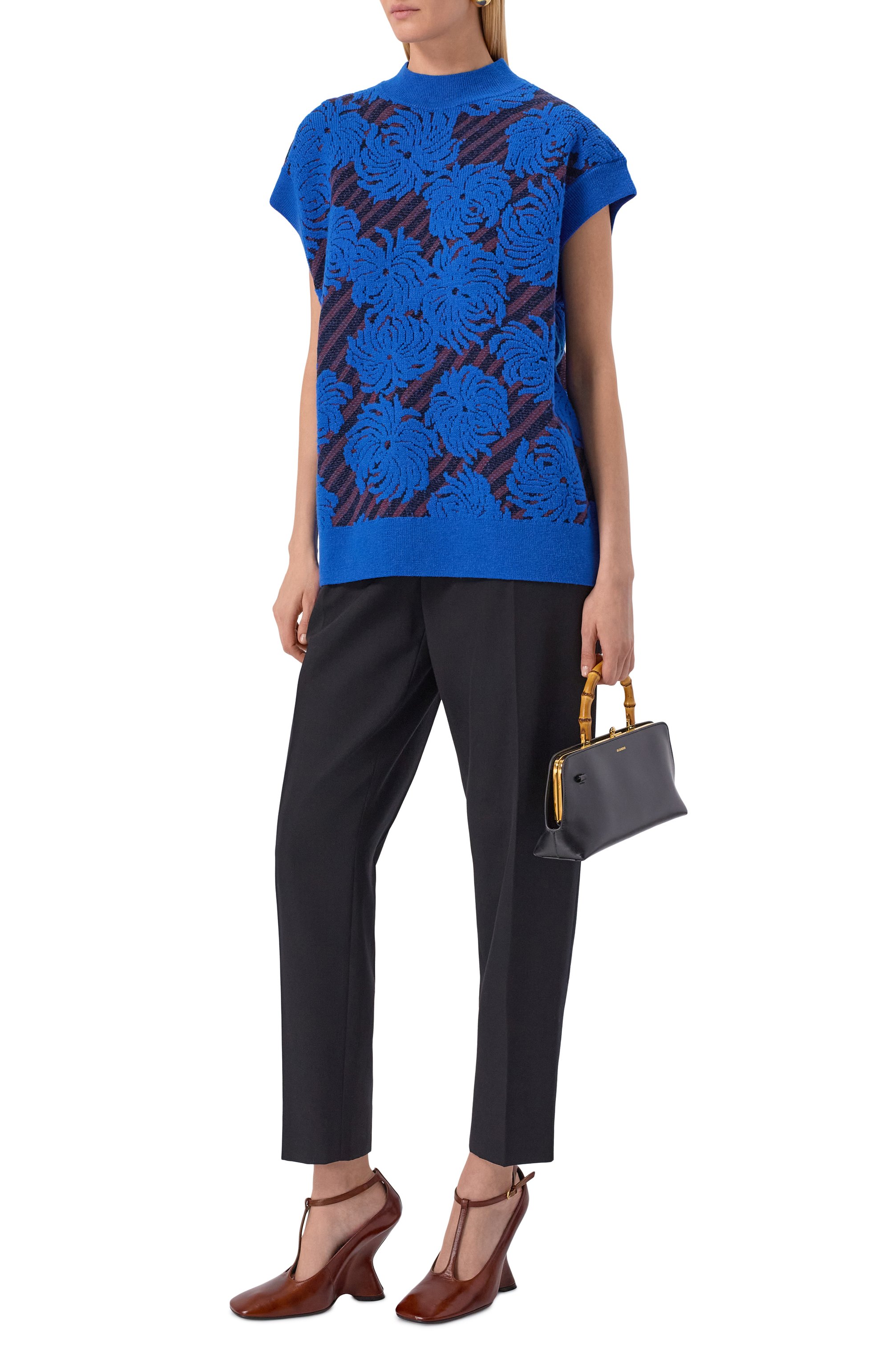 Жилет из шерсти и вискозы DRIES VAN NOTEN, арт. 011238-2731-504, фото 2