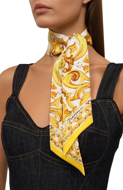 Шелковый шарф-твилли DOLCE & GABBANA, арт. FS215A/GDA0Y, фото 2