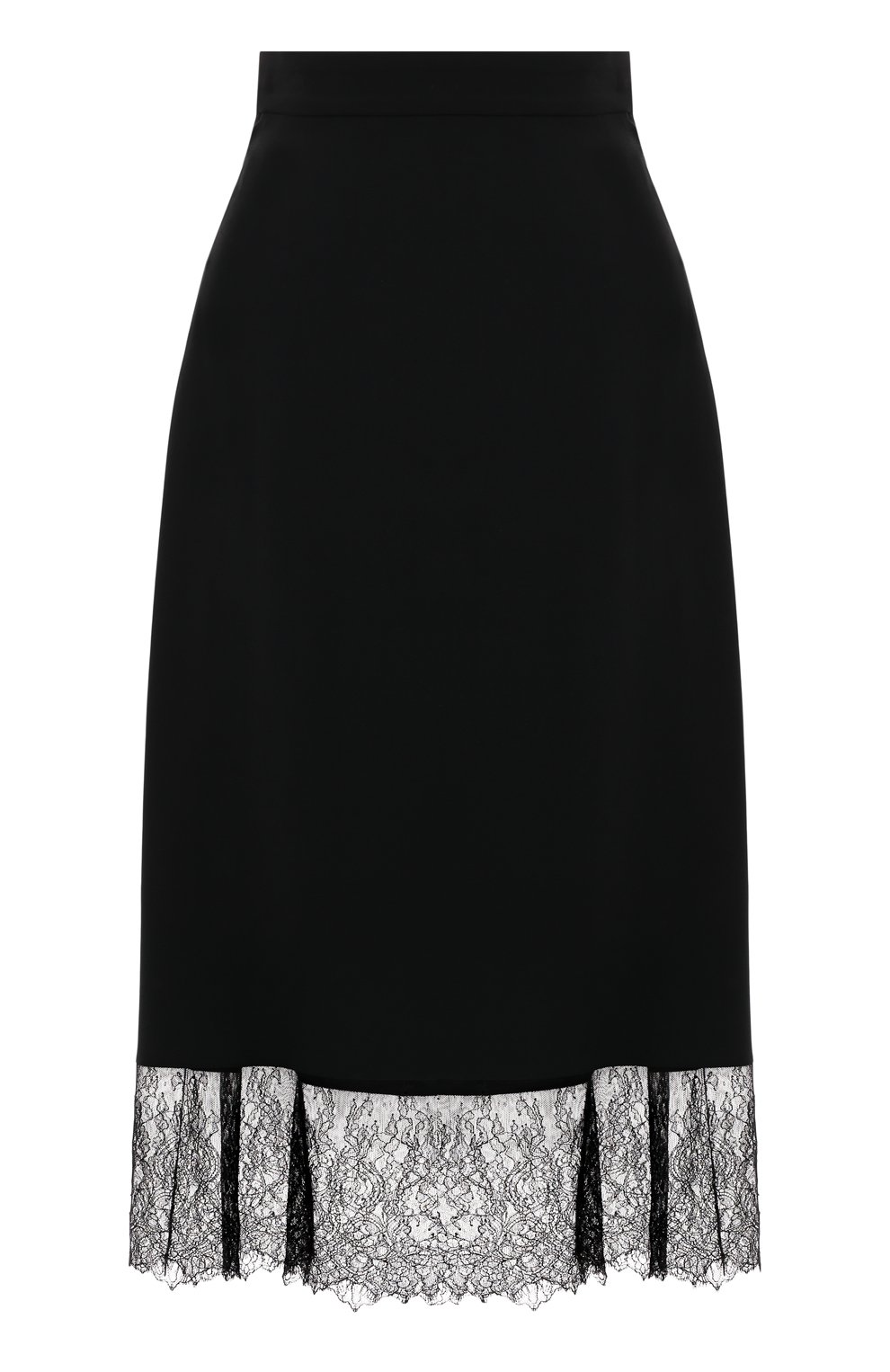 Шелковая юбка CHAPURIN черного цвета по цене 75000 руб., арт. SK/19518/27875-м/SS23, фото 1 Шелковая юбка CHAPURIN, арт. SK/19518/27875-м/SS23, фото 1