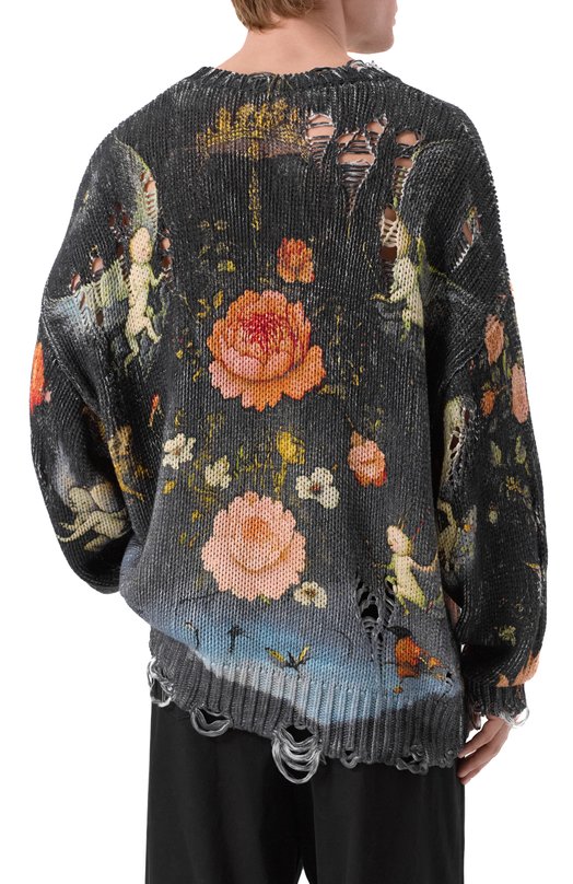 Хлопковый свитер R13 R13WY197-Y237A Разноцветный  R13WY197-Y237A Фото 4