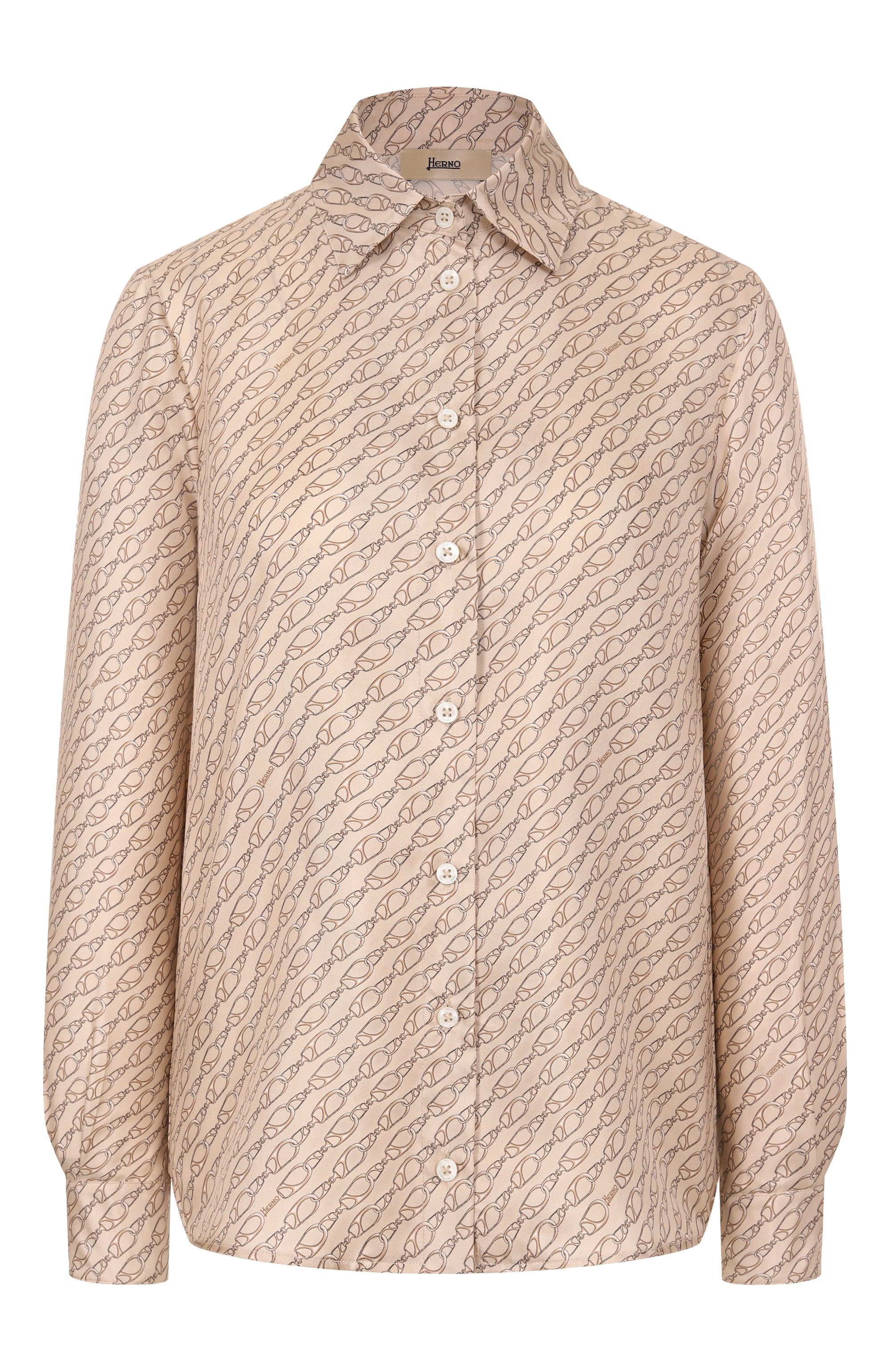 Атласная рубашка HERNO, арт. CM000021D/16009P, фото 1