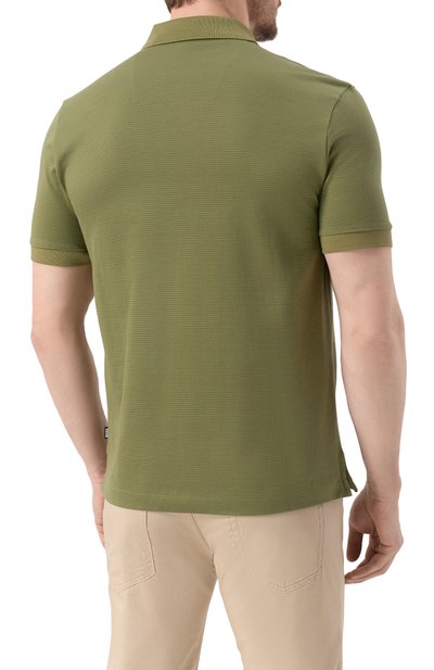 Хлопковое поло BOSS, арт. 50532246, фото 4