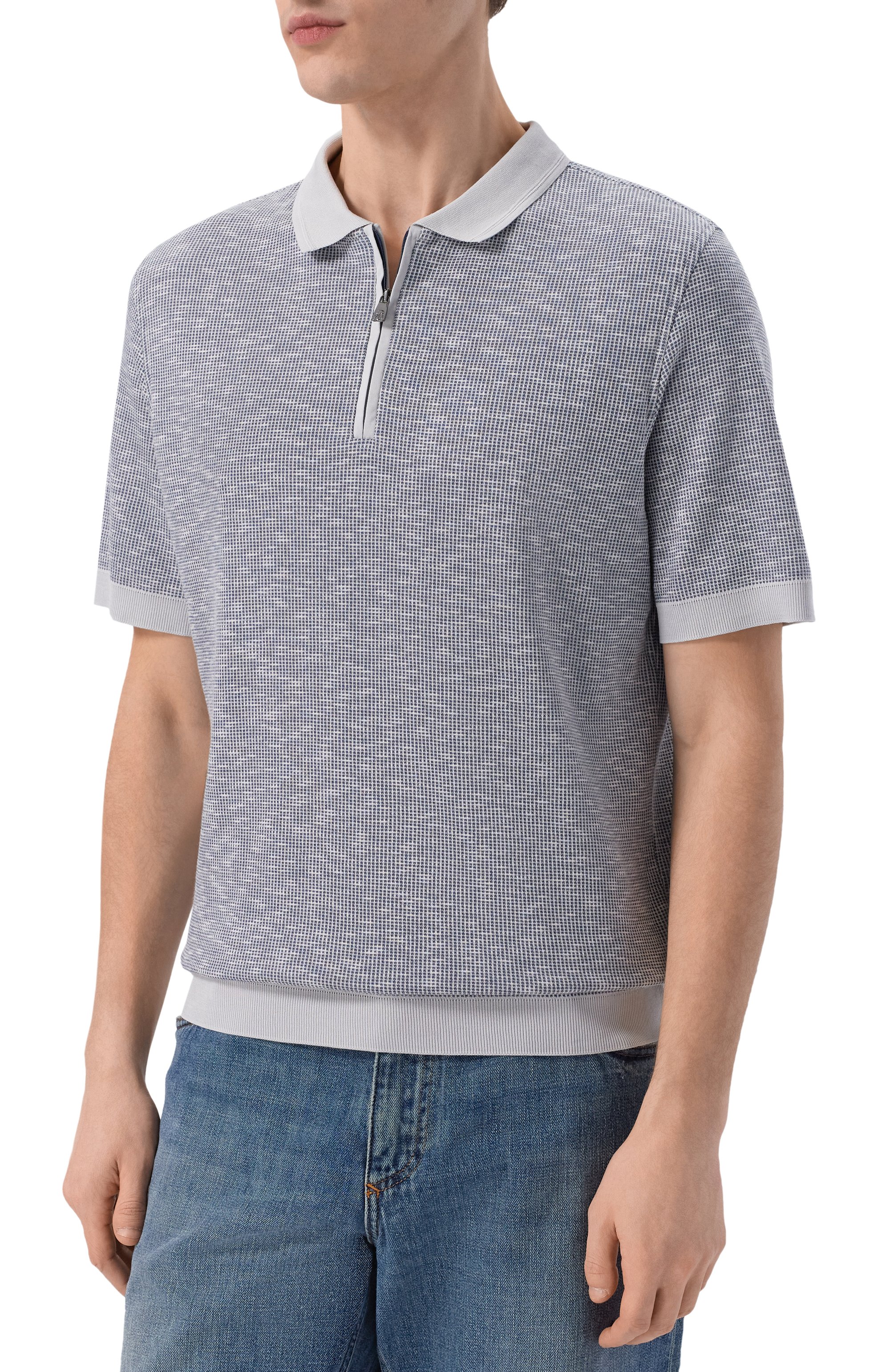 Хлопковое поло CORNELIANI, арт. 27G512/2725033, фото 3