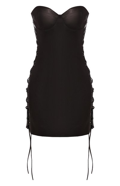 Женское кожаное платье VERSACE, арт. A85893/A228849