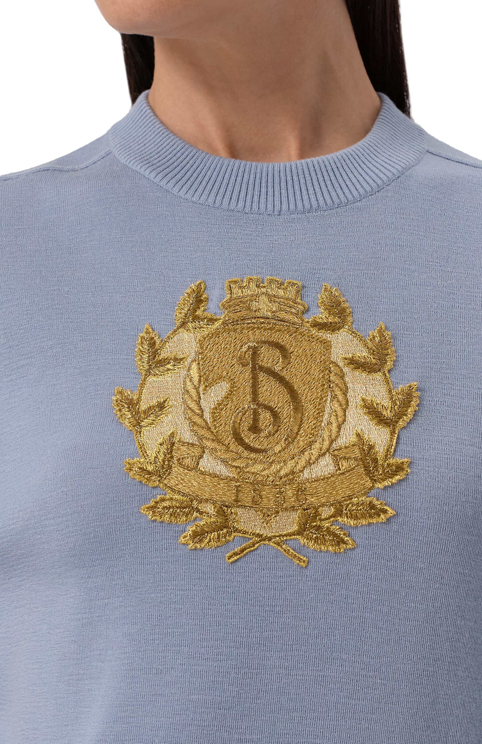 Шерстяной пуловер BURBERRY, арт. 8108432, фото 5