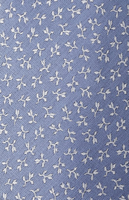 Шелковый галстук Canali 18/HJ04510 Голубой  18/HJ04510 Фото 4