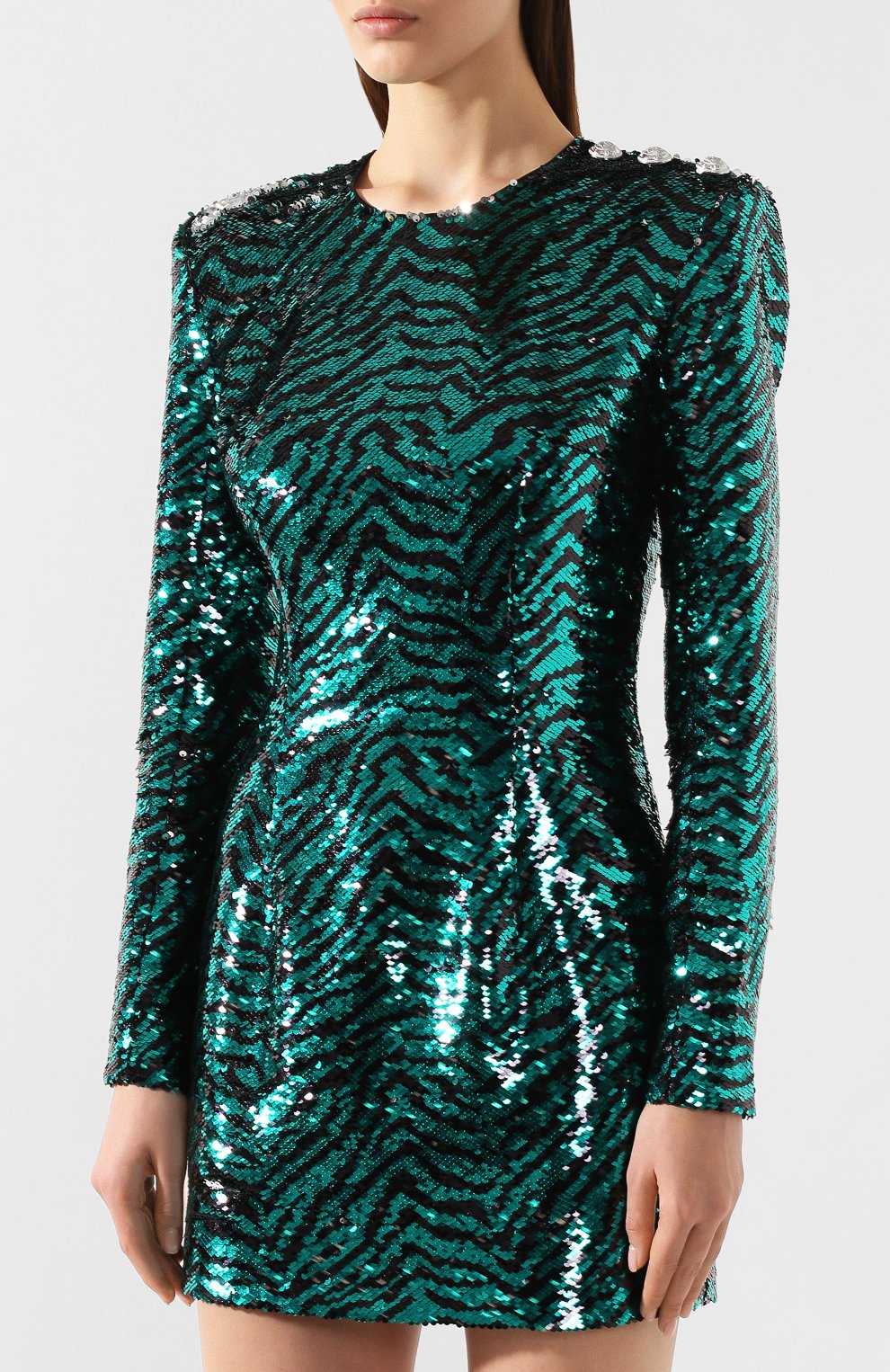 Платье с пайетками BALMAIN, арт. TF06200/X381, фото 3