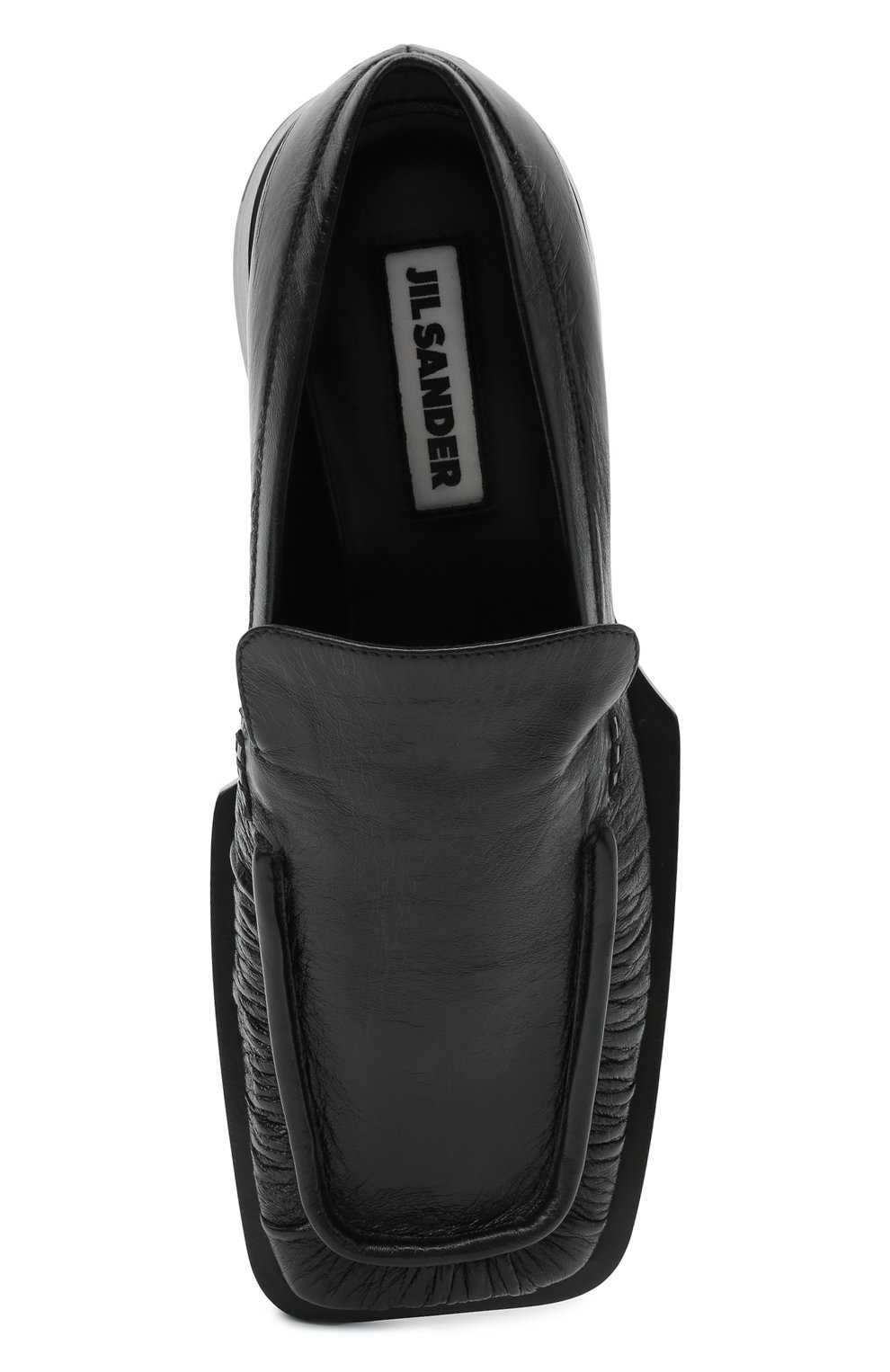 Кожаные лоферы nikky JIL SANDER черного цвета по цене 78150 руб., арт. JS36103A-13200, фото 5 Кожаные лоферы nikky JIL SANDER, арт. JS36103A-13200, фото 5