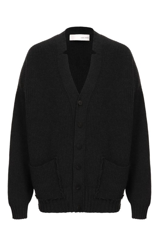 Кардиган из кашемира и шерсти Isabel Benenato UK41S26 Чёрный UK41S26