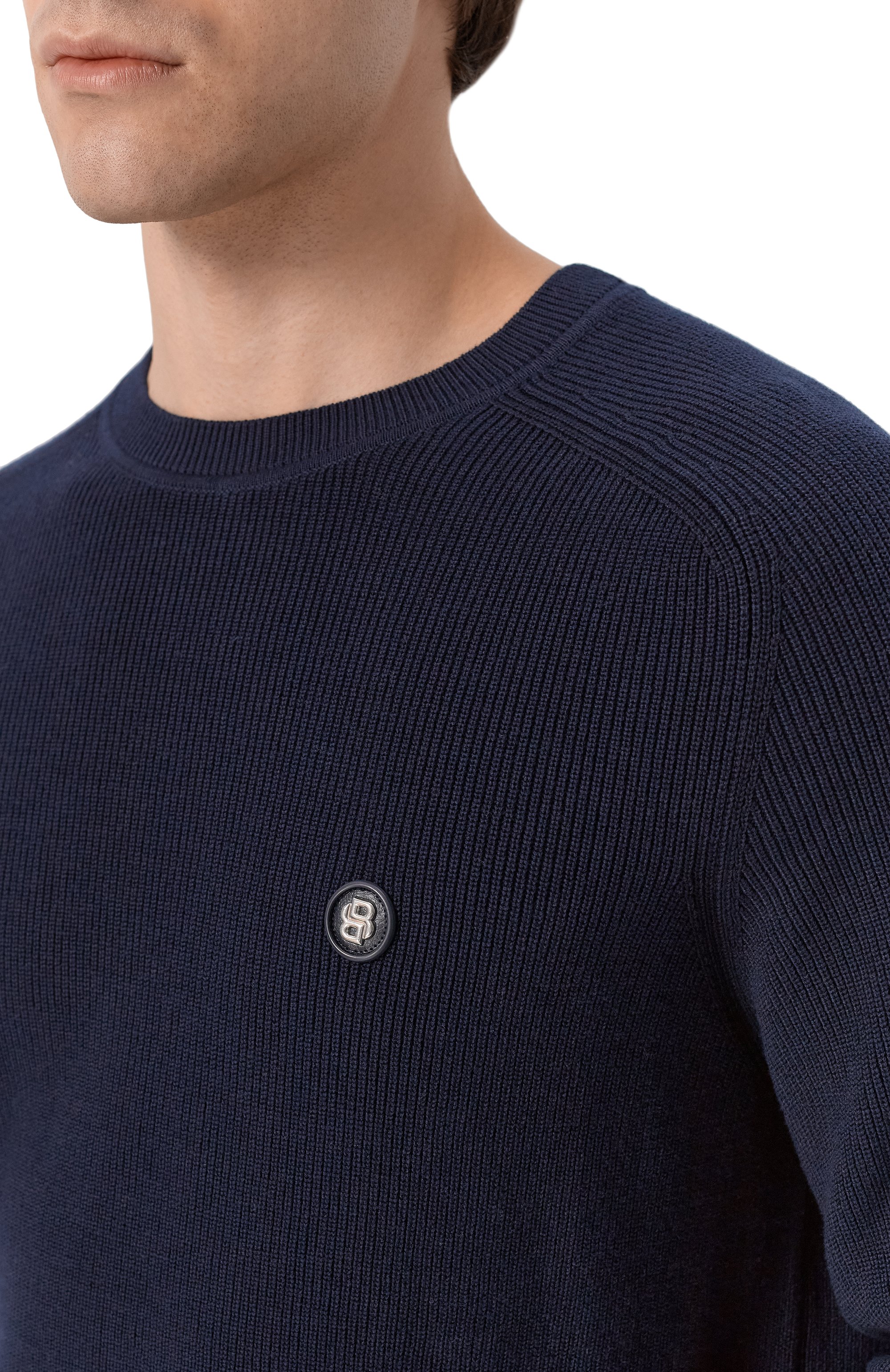 Хлопковый джемпер BOSS, арт. 50555124, фото 5