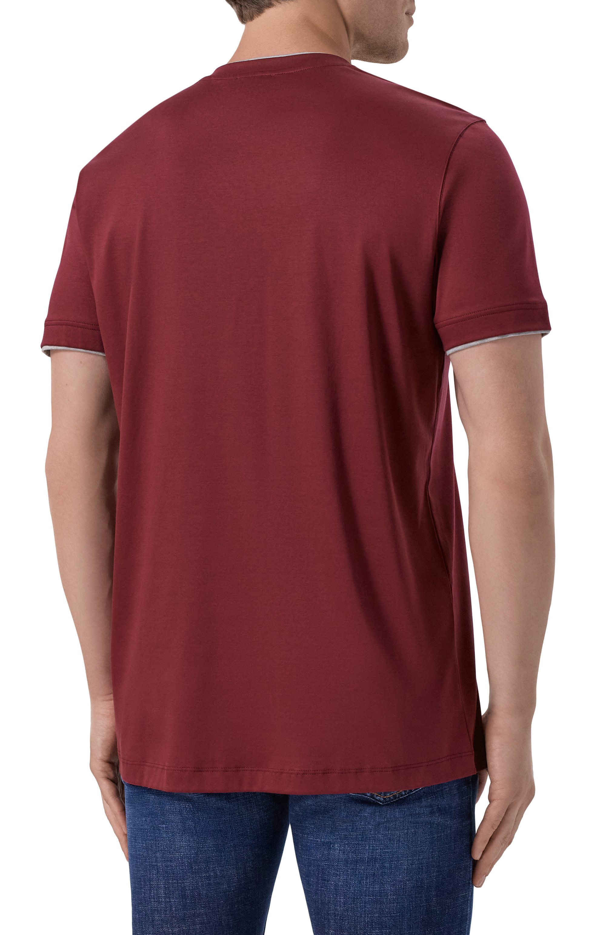 Хлопковая футболка VAN LAACK, арт. VL-PIL0S-F/180031, фото 4