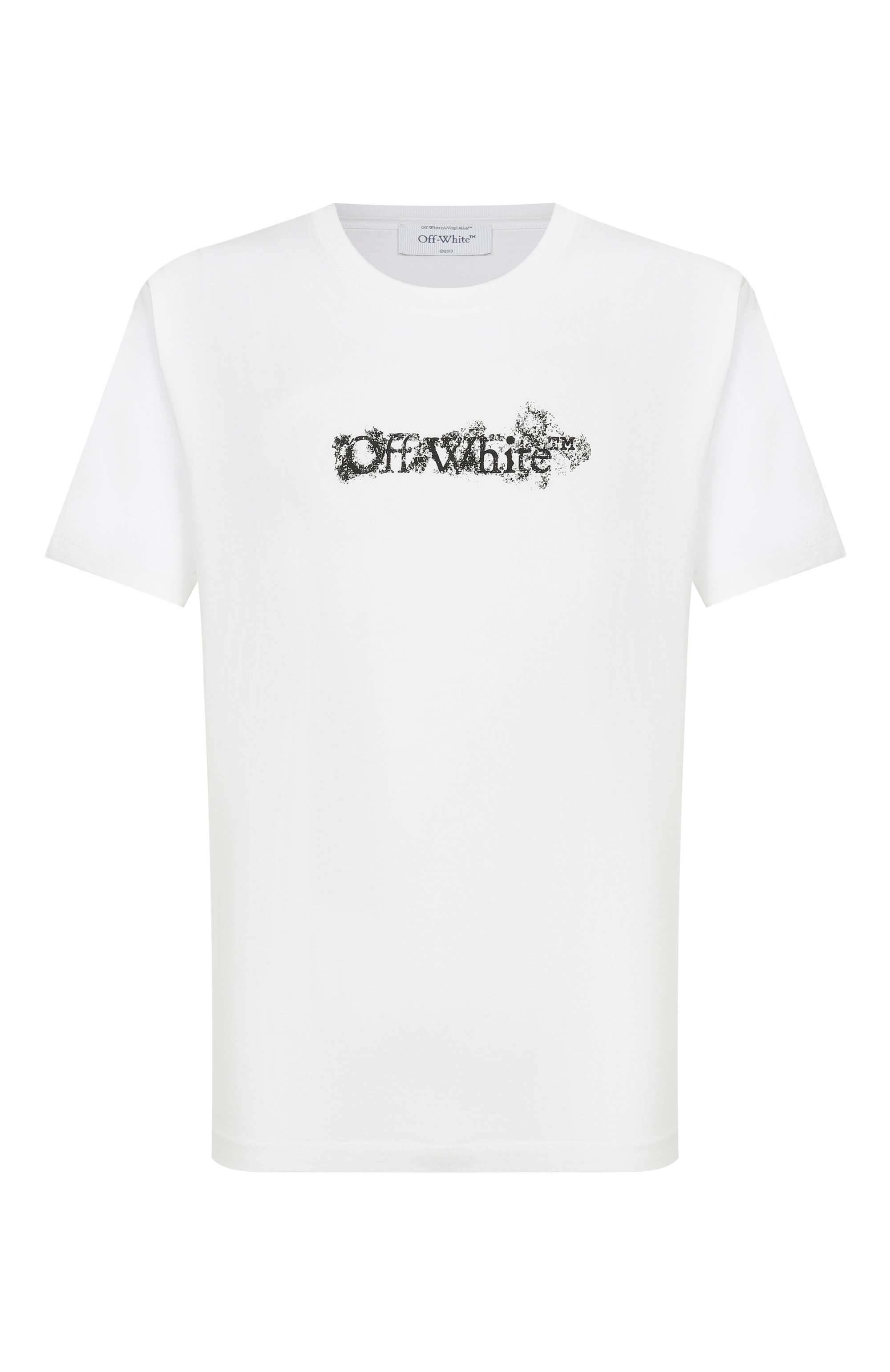Хлопковая футболка OFF-WHITE, арт. 0MAA027S26JER007, фото 1