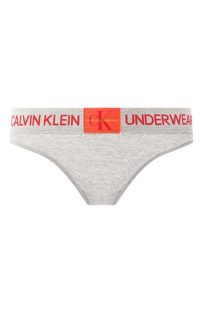 Женские хлопковые трусы-слипы с логотипом бренда CALVIN KLEIN, арт. QF4921E