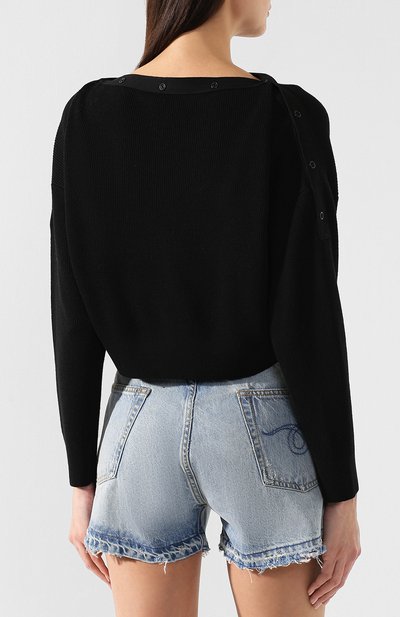 Шерстяной пуловер ALEXANDERWANG.T черного цвета по цене 49950 руб., арт. 4K191058, фото 4 Шерстяной пуловер ALEXANDERWANG.T, арт. 4K191058, фото 4