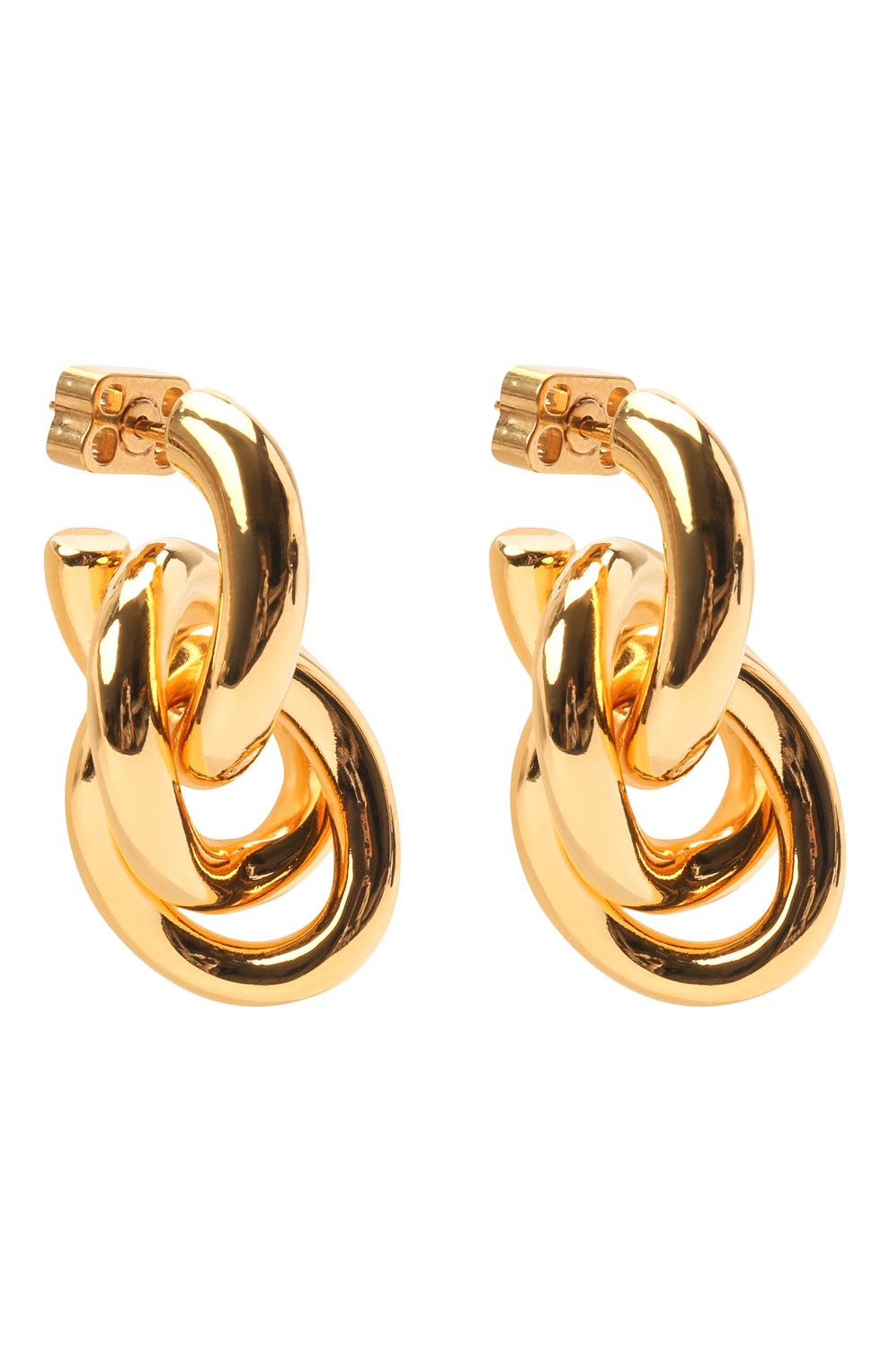 Серьги BALENCIAGA золотого цвета по цене 59950 руб., арт. 657160/TZ99G, фото 3 Серьги BALENCIAGA, арт. 657160/TZ99G, фото 3