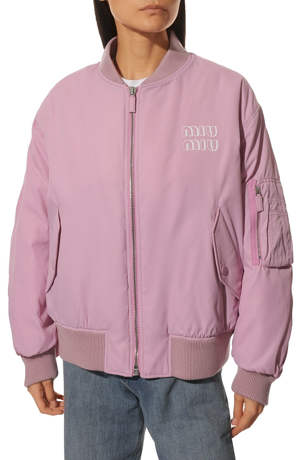Бомбер MIU MIU, арт. ML807-1ZQA-F0BDK, фото 3