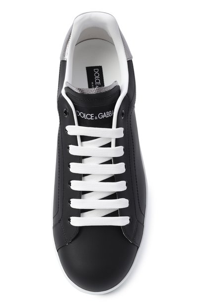 Кожаные кеды portofino DOLCE & GABBANA, арт. CS2216/AH527, фото 5