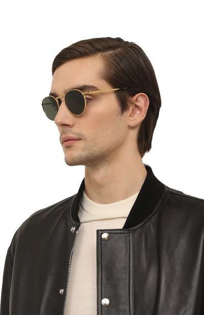 Солнцезащитные очки RAY-BAN зеленого цвета по цене 22500 руб., арт. 3637-919631, фото 3 Солнцезащитные очки RAY-BAN, арт. 3637-919631, фото 3