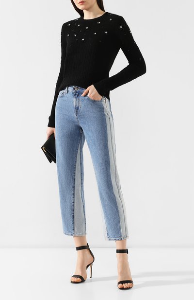 Пуловер из смеси шерсти и вискозы REDVALENTINO, арт. RR3KCA18/BLM, фото 2