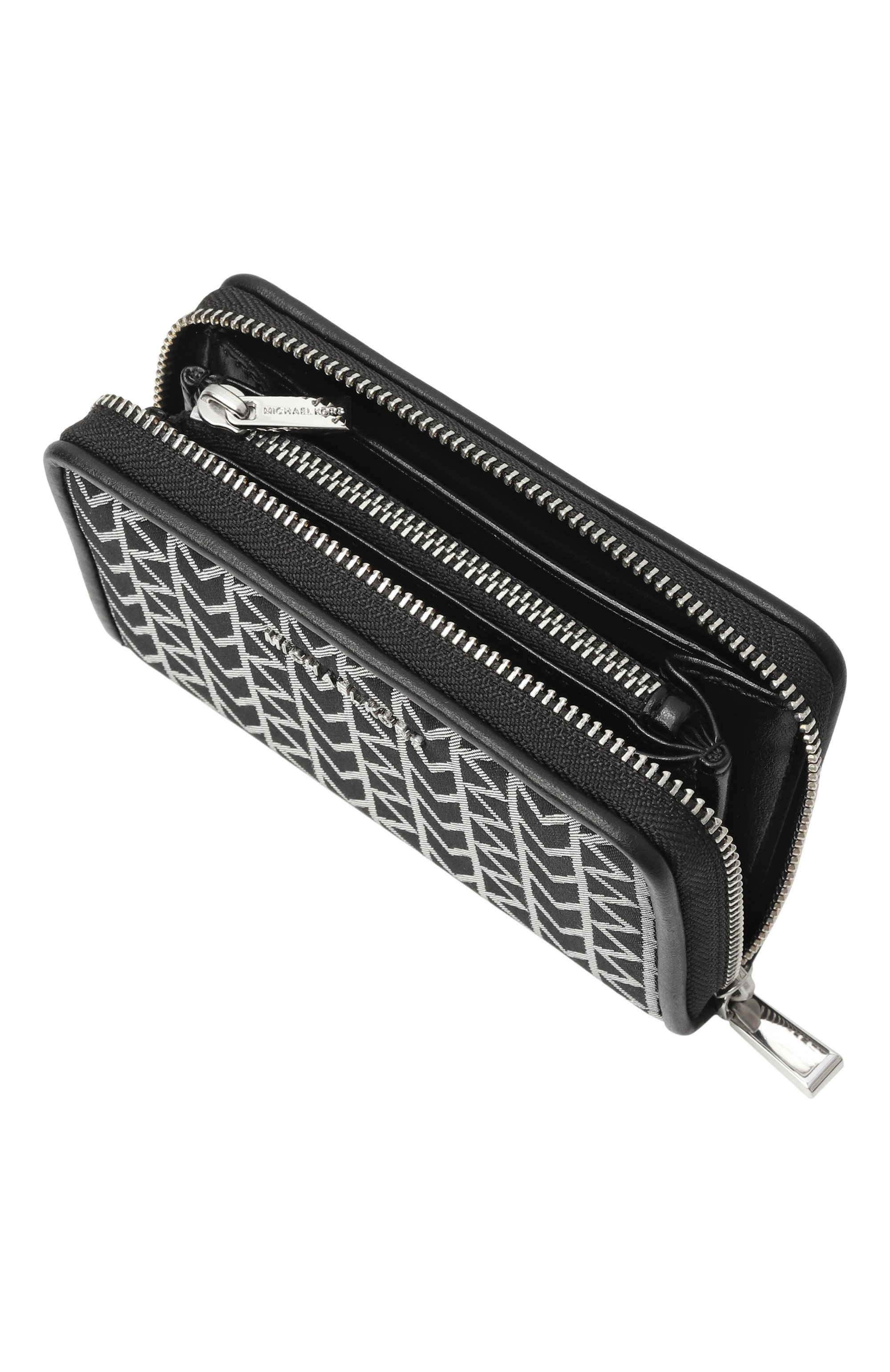 Текстильный кошелек MICHAEL MICHAEL KORS черного цвета по цене 10850 руб., арт. 32T5SYTD00, фото 3 Текстильный кошелек MICHAEL MICHAEL KORS, арт. 32T5SYTD00, фото 3