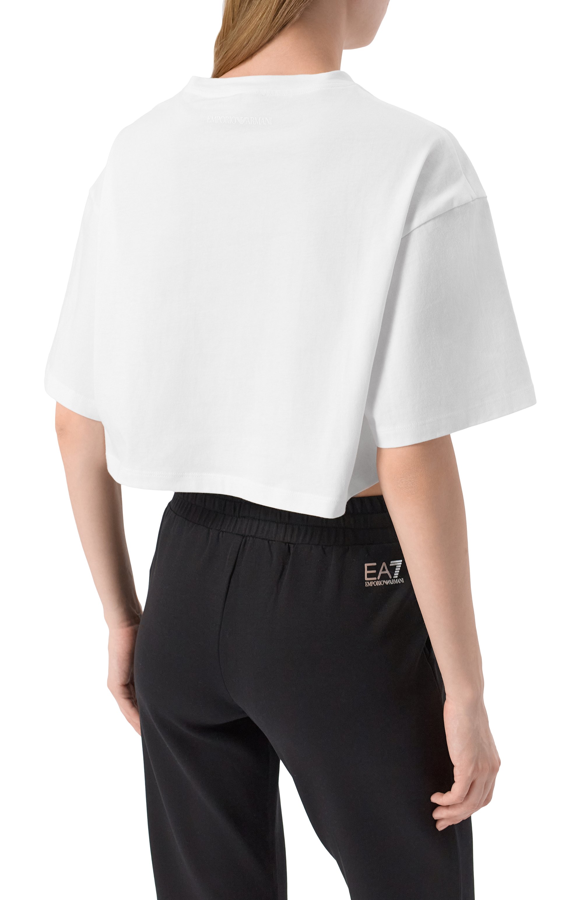 Хлопковая футболка EMPORIO ARMANI, арт. EW000897/AF12573, фото 4