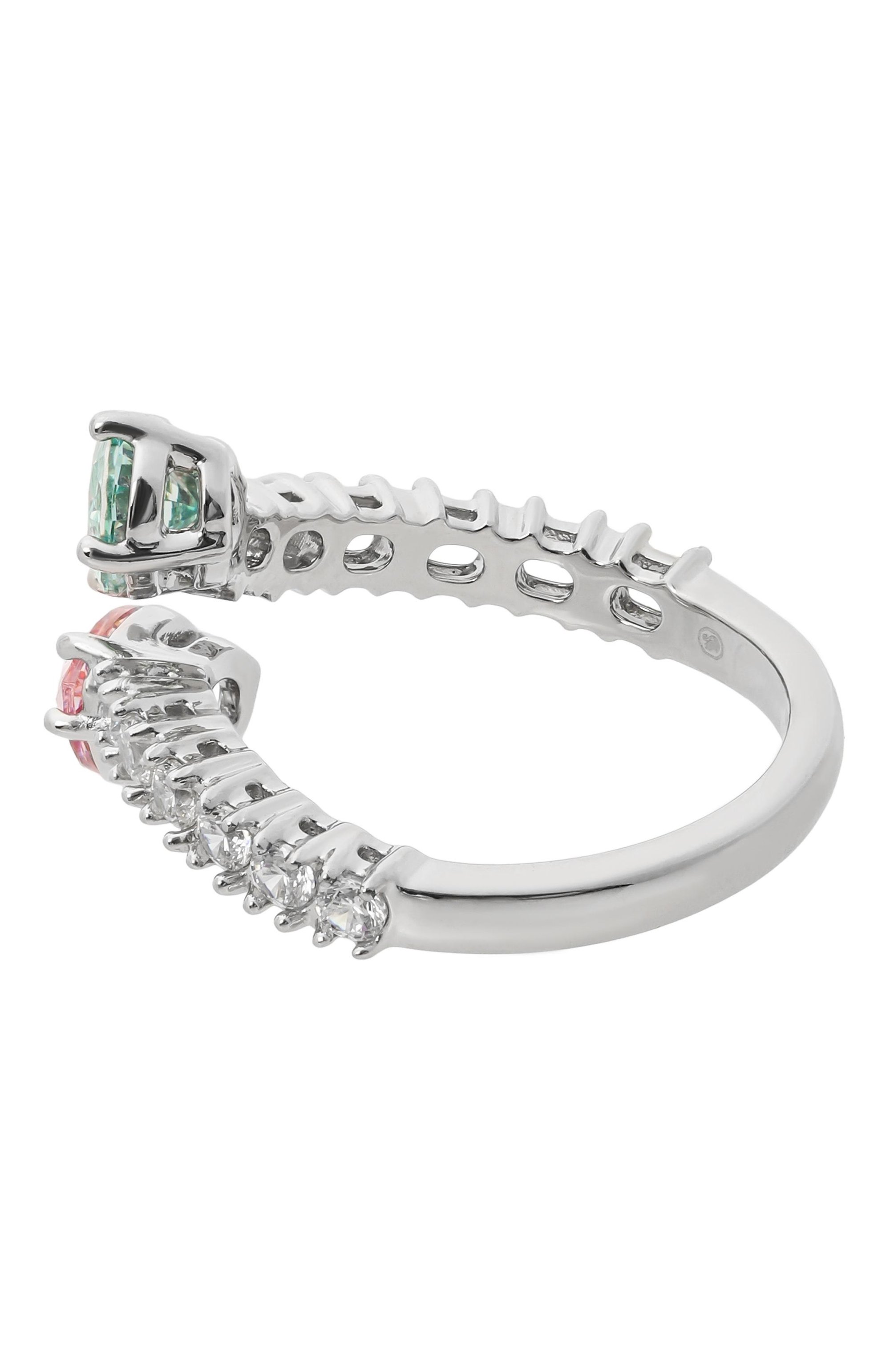 Кольцо ariana grande x swarovsky SWAROVSKI серебряного цвета по цене 19850 руб., арт. 5737372, фото 3 Кольцо ariana grande x swarovsky SWAROVSKI, арт. 5737372, фото 3