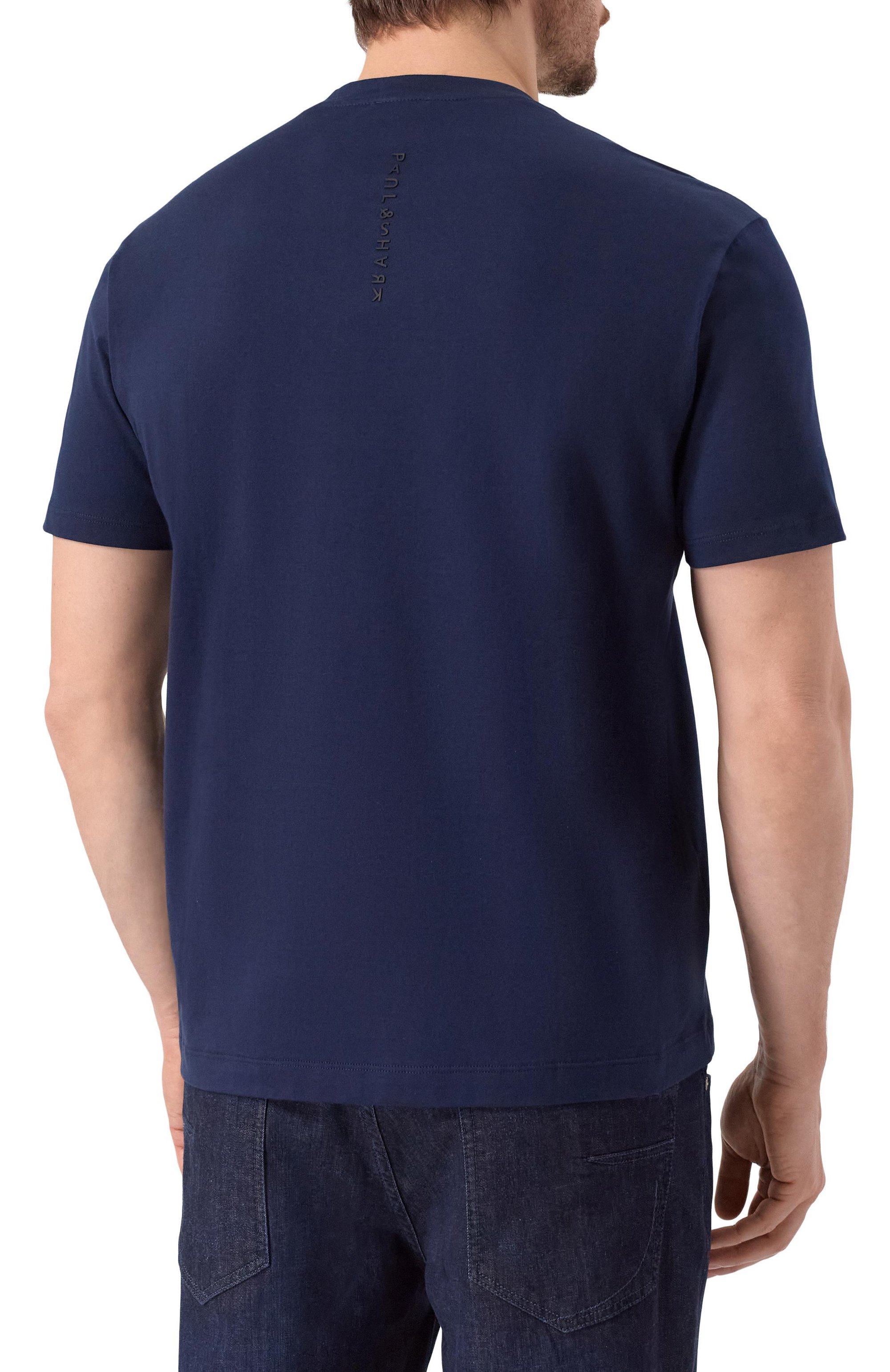 Хлопковая футболка PAUL&SHARK, арт. 26411013_001, фото 4