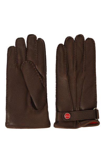 Кожаные перчатки KITON, арт. UGU023K0257F03, фото 3