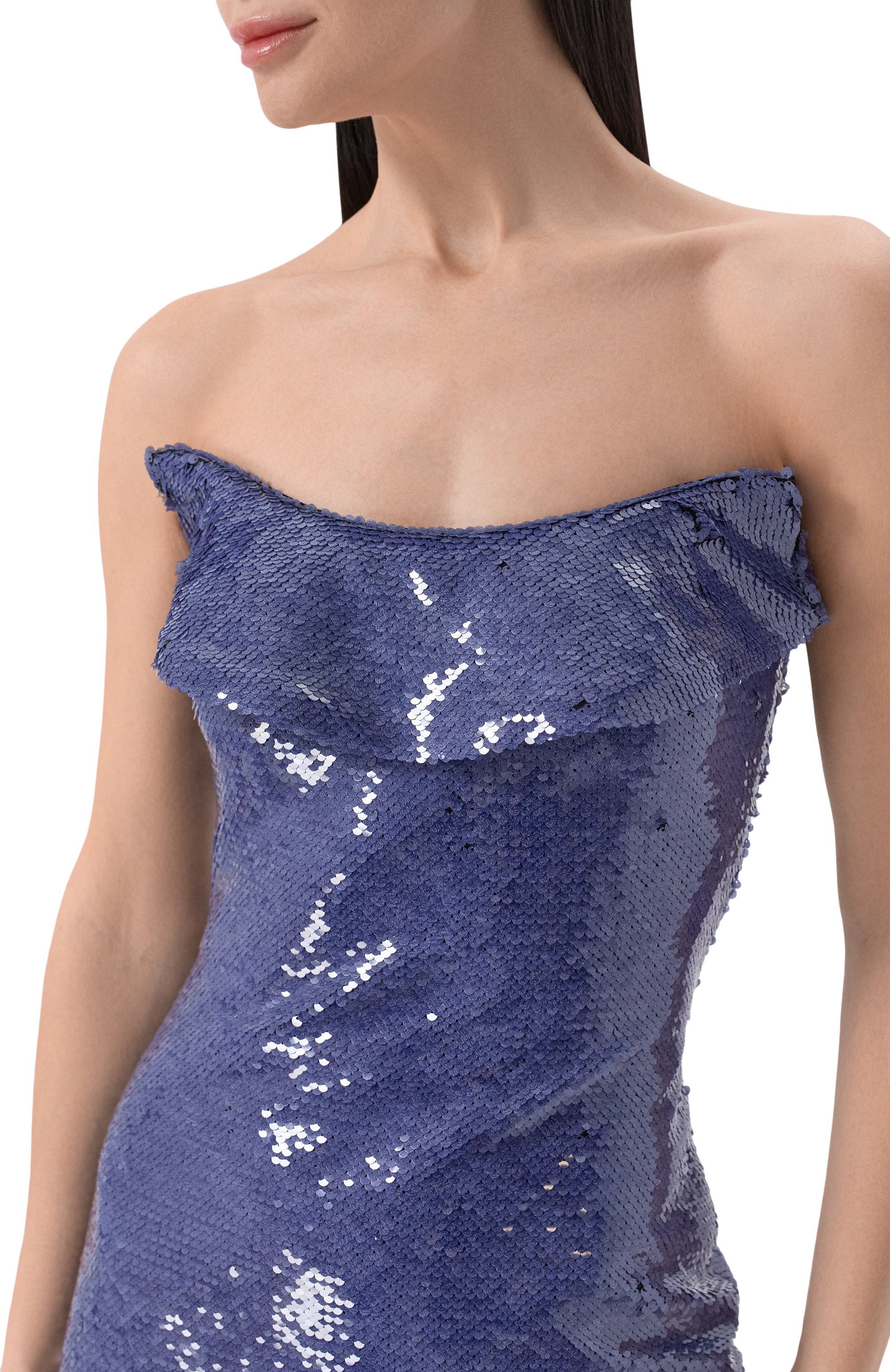 Платье с отделкой пайетками SASHA KIM, арт. SK-00001777, фото 4