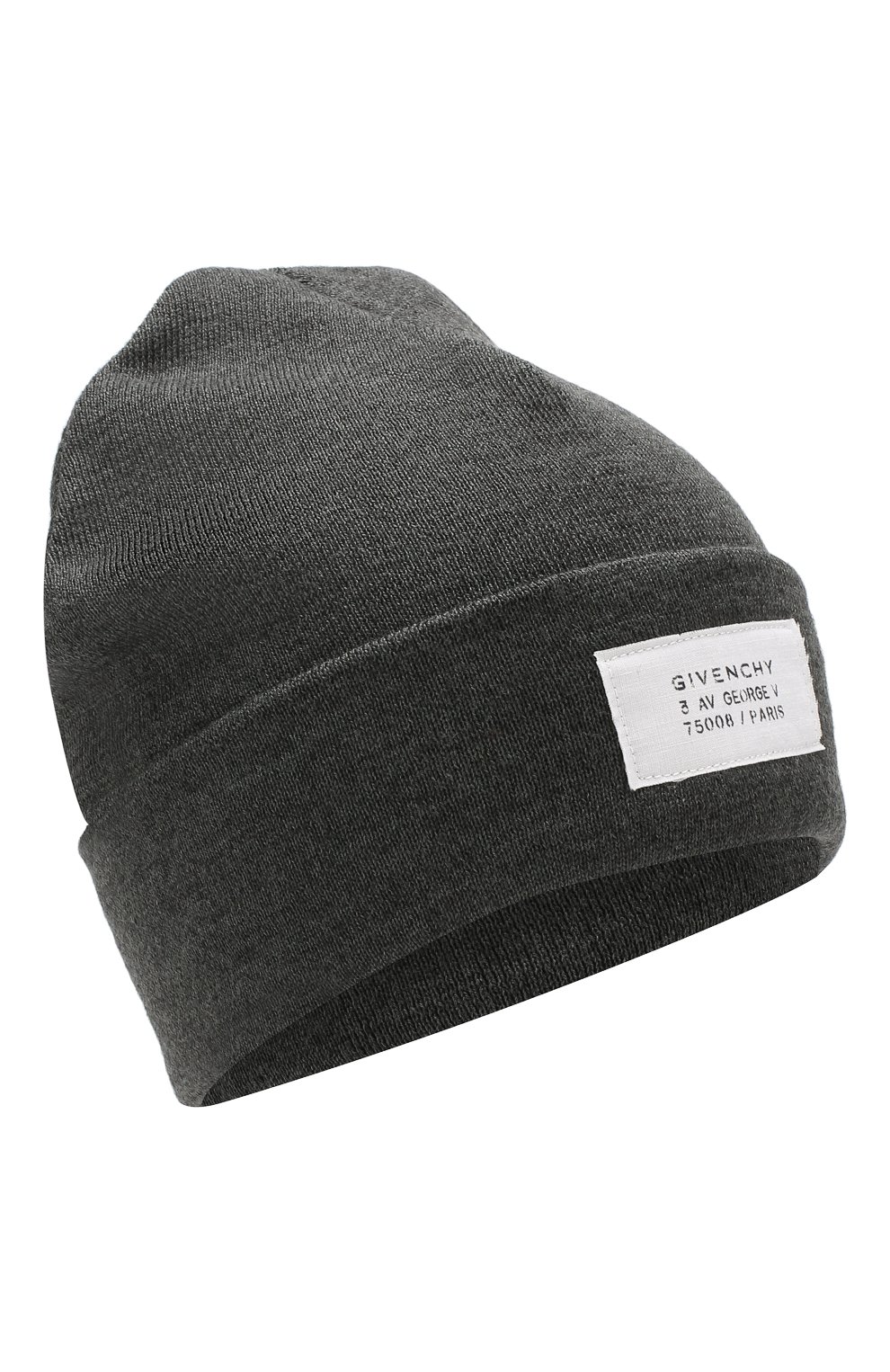 Шапка GIVENCHY серого цвета по цене 16850 руб., арт. GVCAPP/U1598, фото 1 Шапка GIVENCHY, арт. GVCAPP/U1598, фото 1
