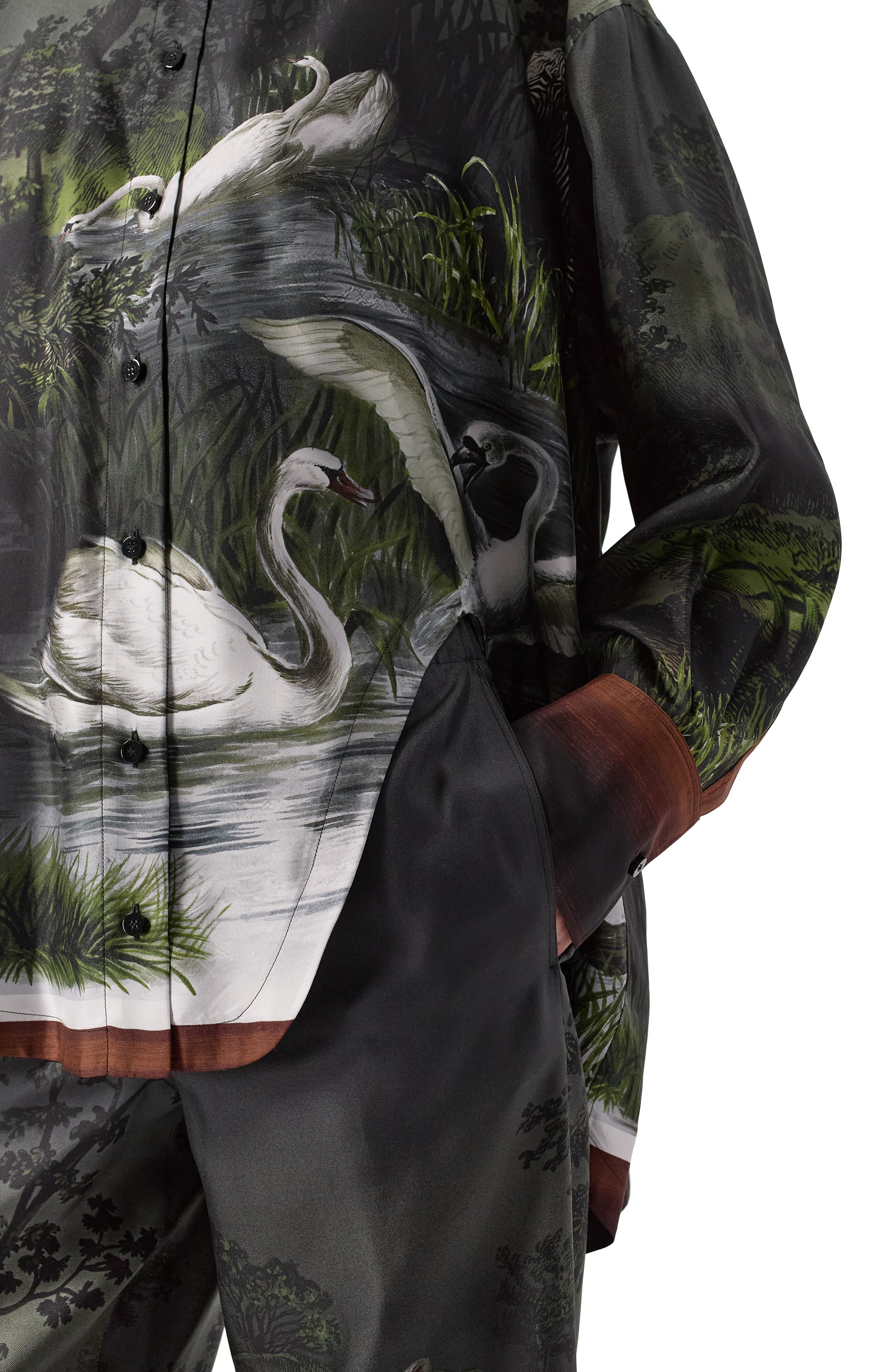 Шелковая блузка THE ATTICO, арт. 250WCH00004/SSS015PR, фото 5