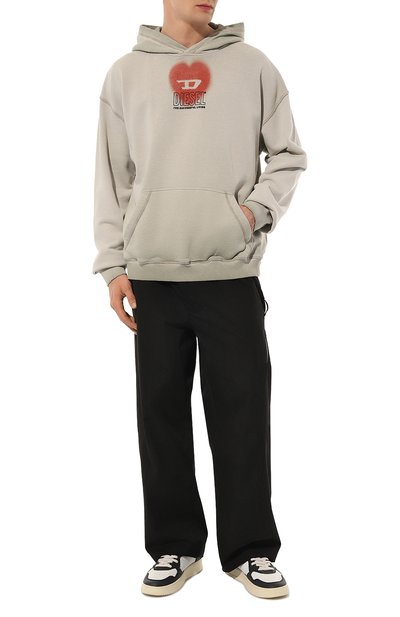 Хлопковое худи DIESEL, арт. A13396/0IMAK, фото 2