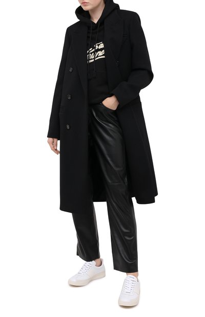 Хлопковое худи SAINT LAURENT черного цвета по цене 89600 руб., арт. 631826/YBVB2, фото 2 Хлопковое худи SAINT LAURENT, арт. 631826/YBVB2, фото 2