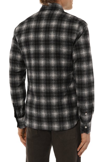 Хлопковая рубашка KITON, арт. UCWMH0903403, фото 4