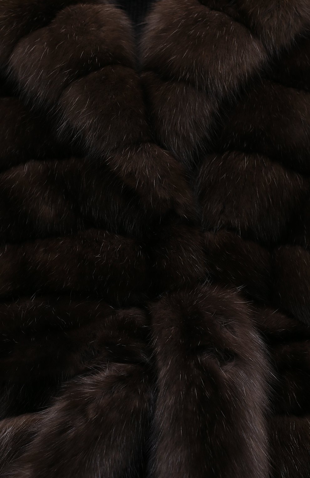 Шуба из меха соболя YVES SALOMON, арт. 9WYM37630ZICV, фото 5