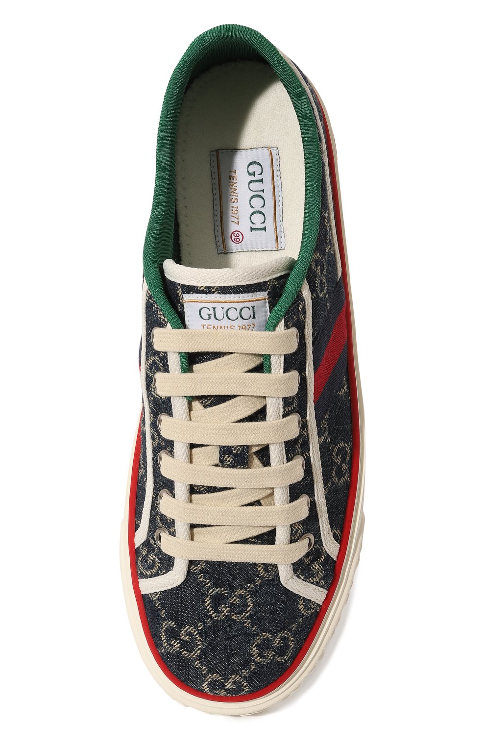 Текстильные кеды tennis 1977 GUCCI, арт. 606110 2KQ10, фото 6
