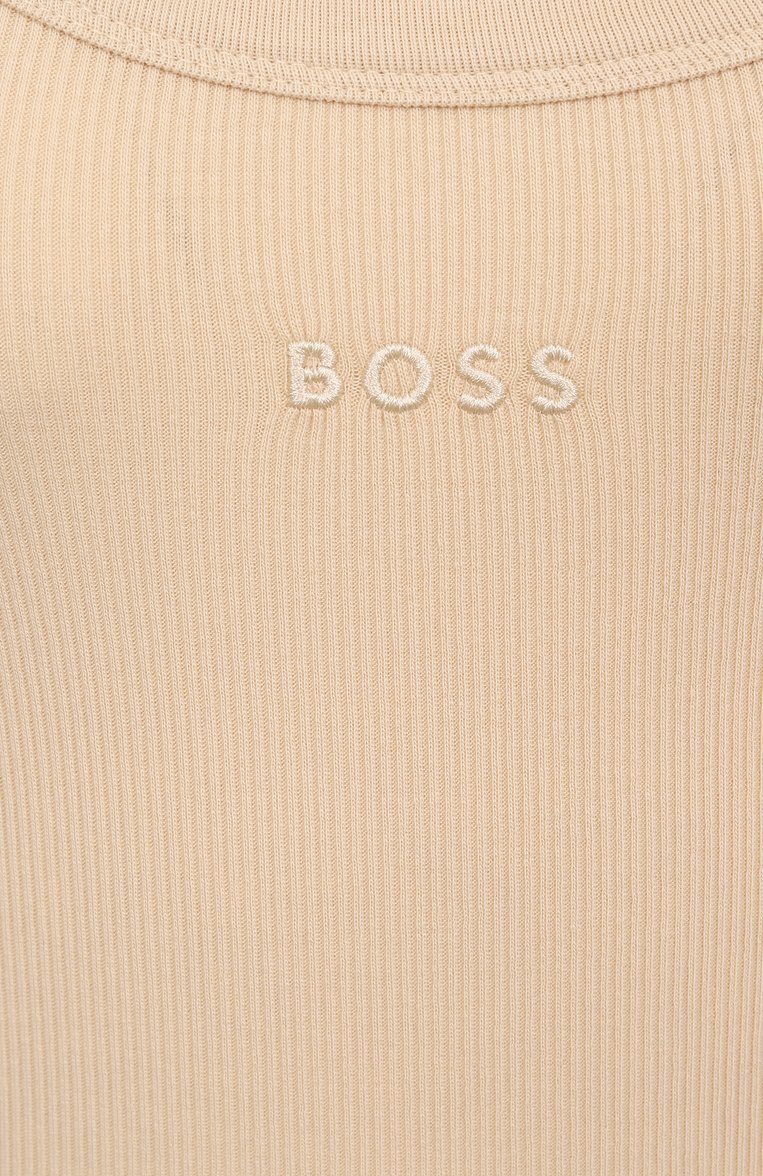 Хлопковая майка BOSS ORANGE, арт. 50504245, фото 1