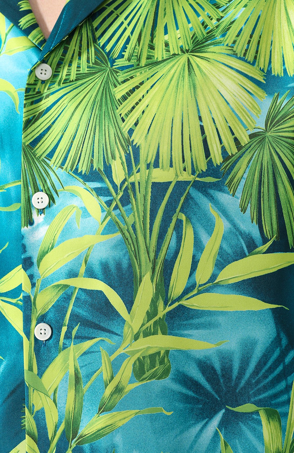 Рубашка VERSACE зеленого цвета по цене 105500 руб., арт. A85919/A234748, фото 5 Рубашка VERSACE, арт. A85919/A234748, фото 5