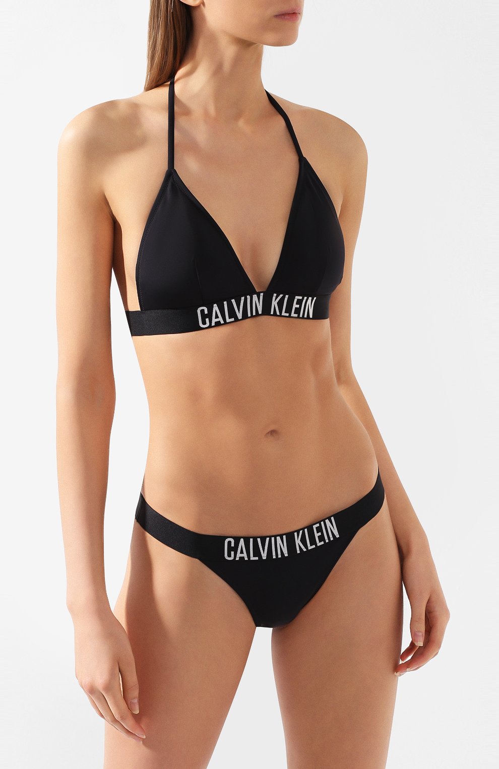 Плавки-бикини CALVIN KLEIN черного цвета по цене 4550 руб., арт. KW0KW00939, фото 2 Плавки-бикини CALVIN KLEIN, арт. KW0KW00939, фото 2