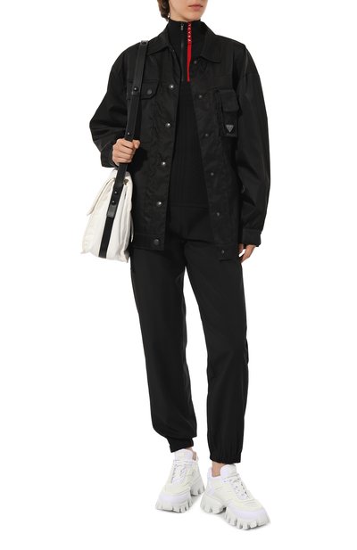 Шерстяные джоггеры PRADA, арт. P289D-1XMY-F0002-202, фото 2