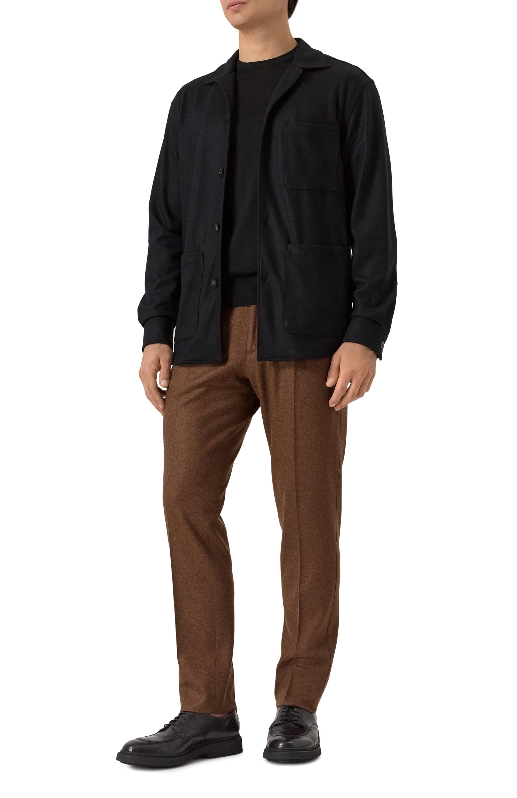 Шерстяные брюки CORNELIANI, арт. 264L19-2618801, фото 2