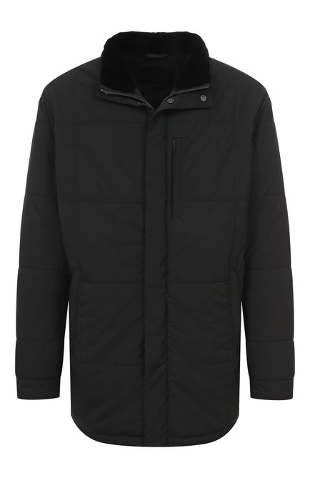 Мужская куртка с воротником из норки MVST, арт. 53453/BIG SIZE/0LMETEX AMEDE0