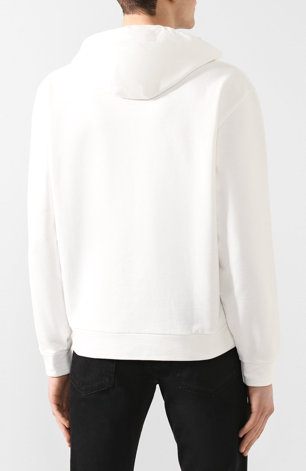 Хлопковое худи PRADA, арт. UJL035-1XO2-F0AA1-191, фото 4